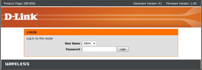 recover router password