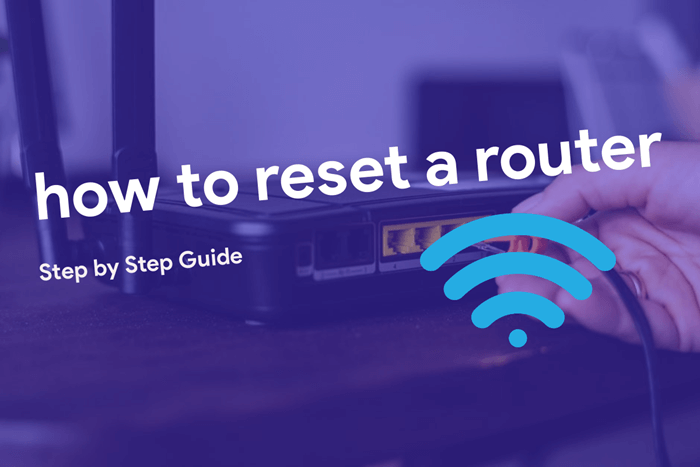 how to reset a router