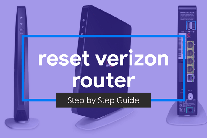 reset verizon router